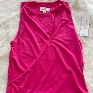 Live In The Moment Juniors S Hot Pink Cutout Tank Top